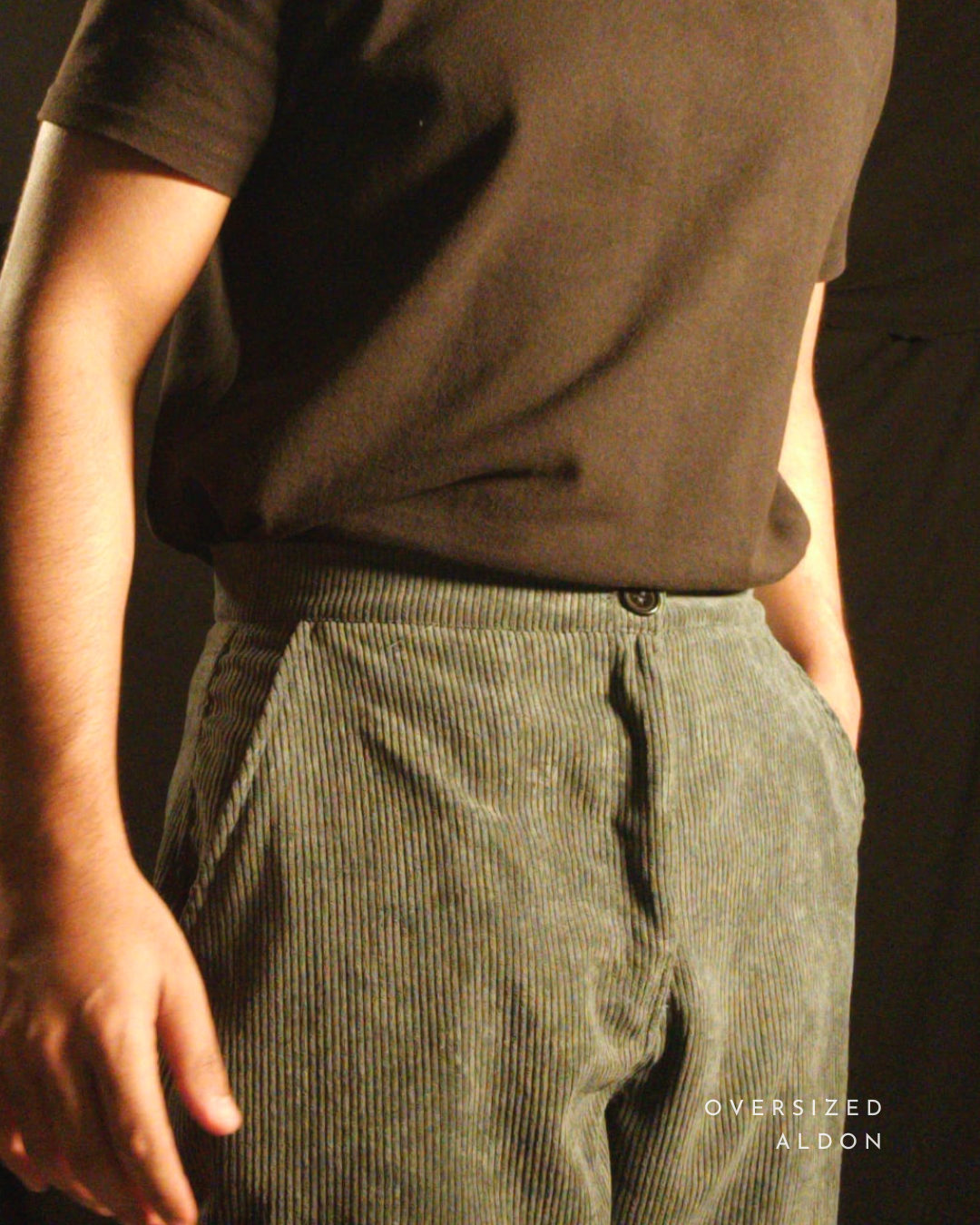 OVERSIZED COUDAROY PANT